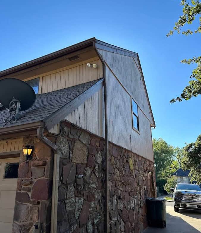 Finished roofing job showcasing premium materials