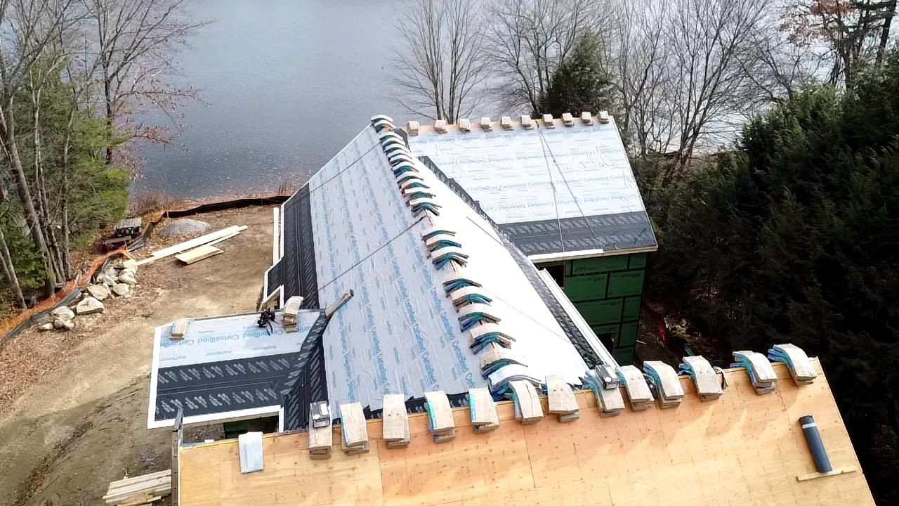 Residential roof inspection in Edmond